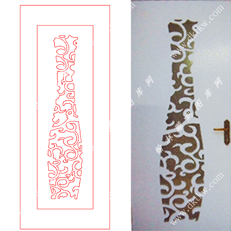 文泰木门精雕图（DK-581）展示