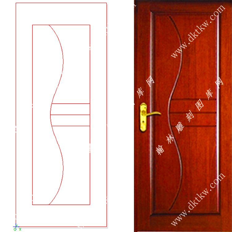 文泰木门精雕图（DK-690）展示