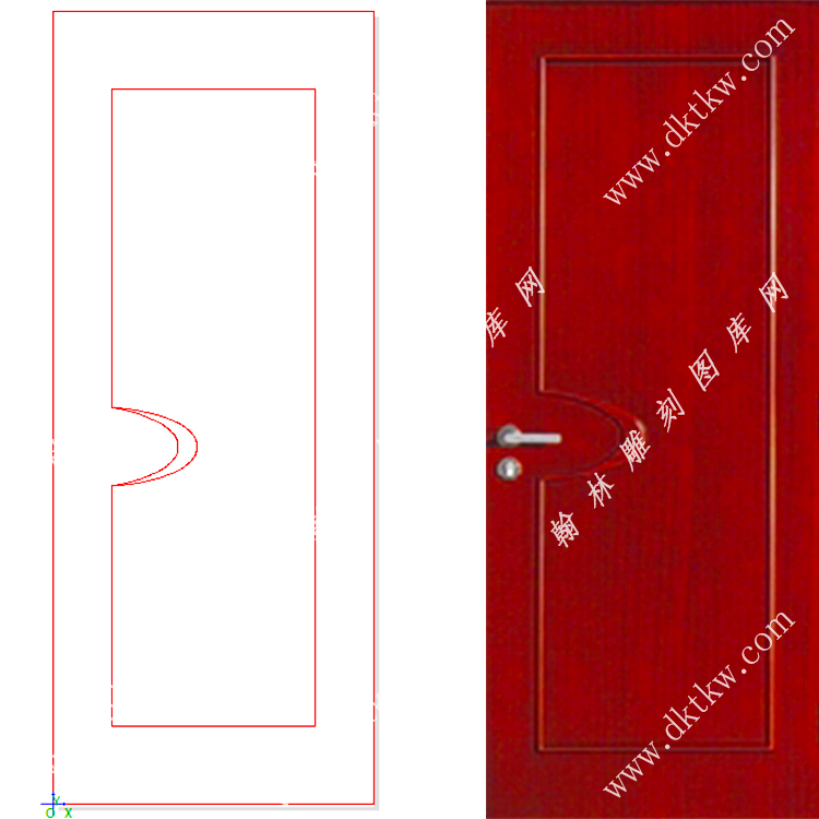 文泰木门精雕图（DK-700）展示