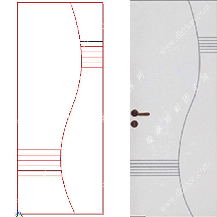 文泰木门精雕图（DK-721）展示