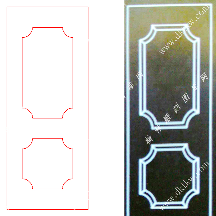 文泰木门精雕图（DK-751）展示