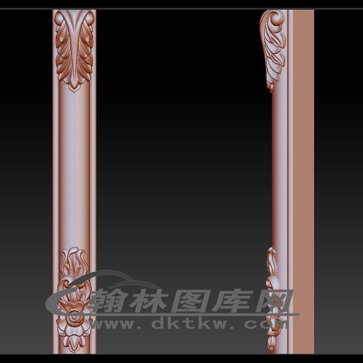 榜柱立体圆雕图（OMG-580）展示