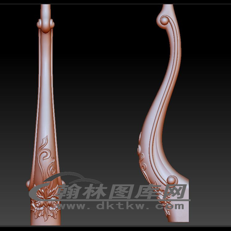 餐桌脚立体圆雕图（OMG-524）展示
