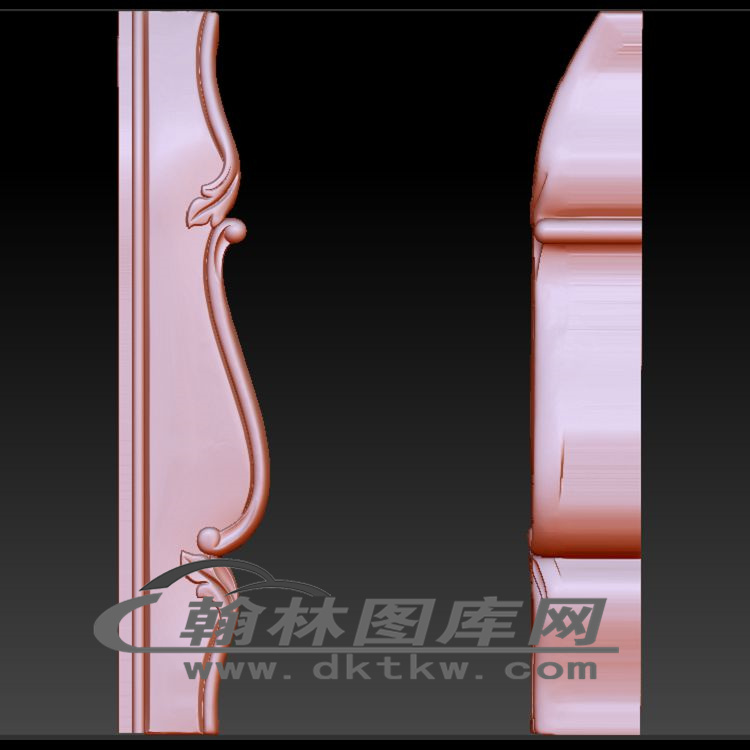 侧裙板立体圆雕图（OMG-540）展示