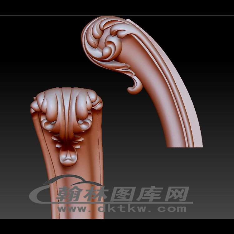 床头侧泥雕上立体圆雕图（OMG-872）展示
