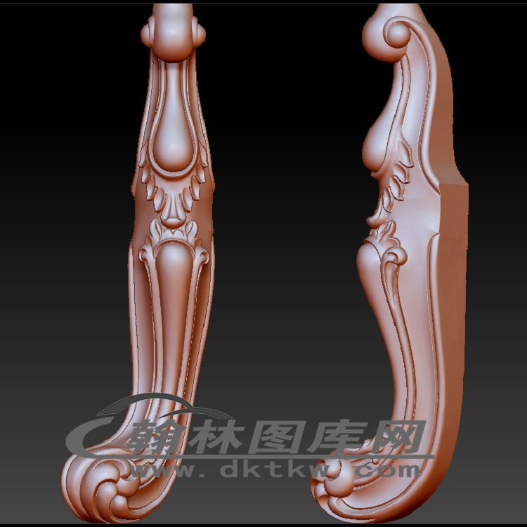 贵妃前脚立体圆雕图（OMG-447）展示