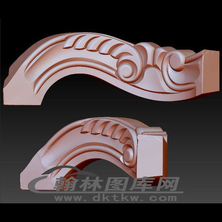 后背侧弯立体圆雕图（OMG-509）展示