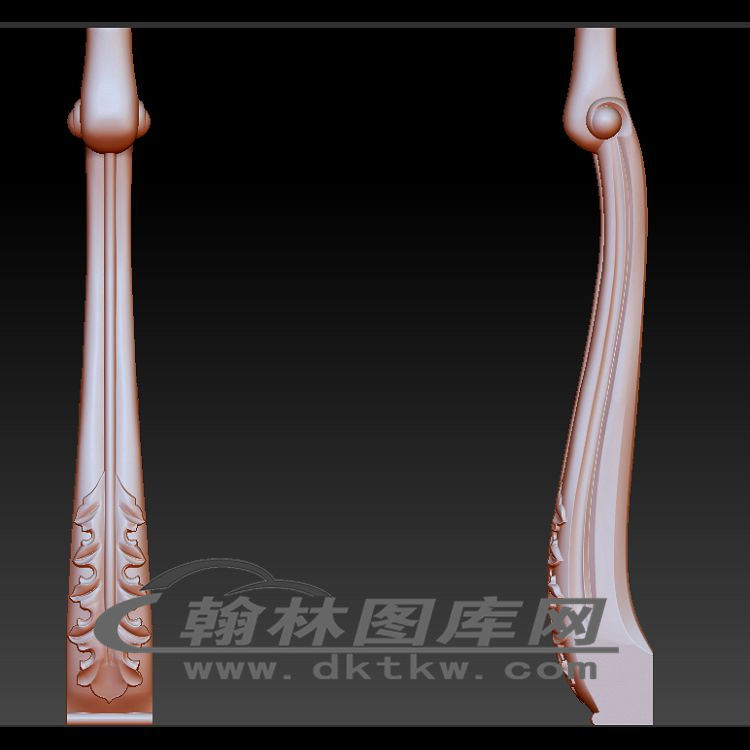 花架脚立体圆雕图（OMG-884）展示