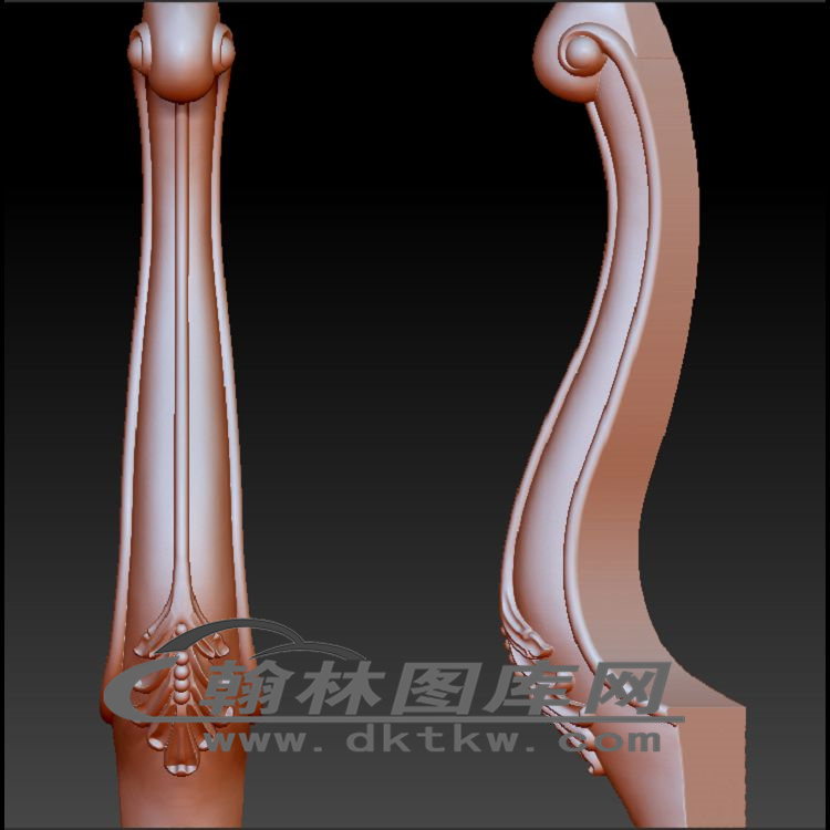 角几脚立体圆雕图（OMG-426）展示