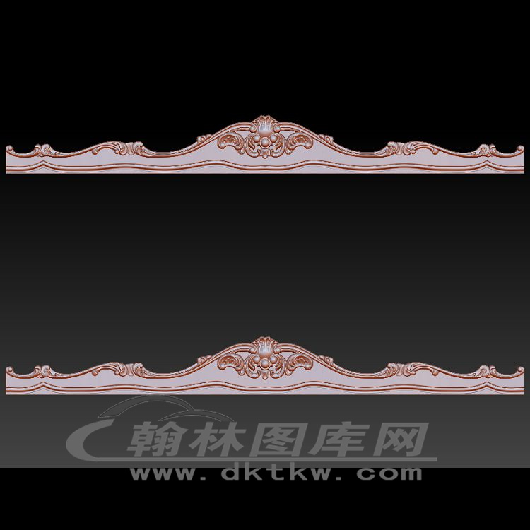 三人沙发前板立体圆雕图（OMG-731）展示