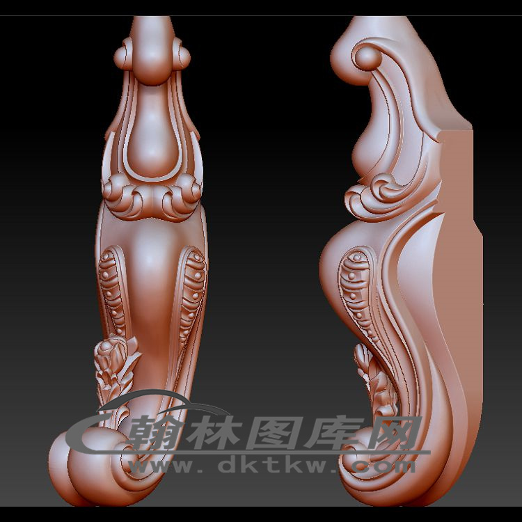 沙发腿立体圆雕图（OMG-513）展示