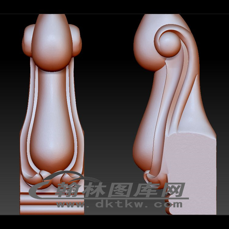 沙发小腿立体圆雕图（OMG-504）展示