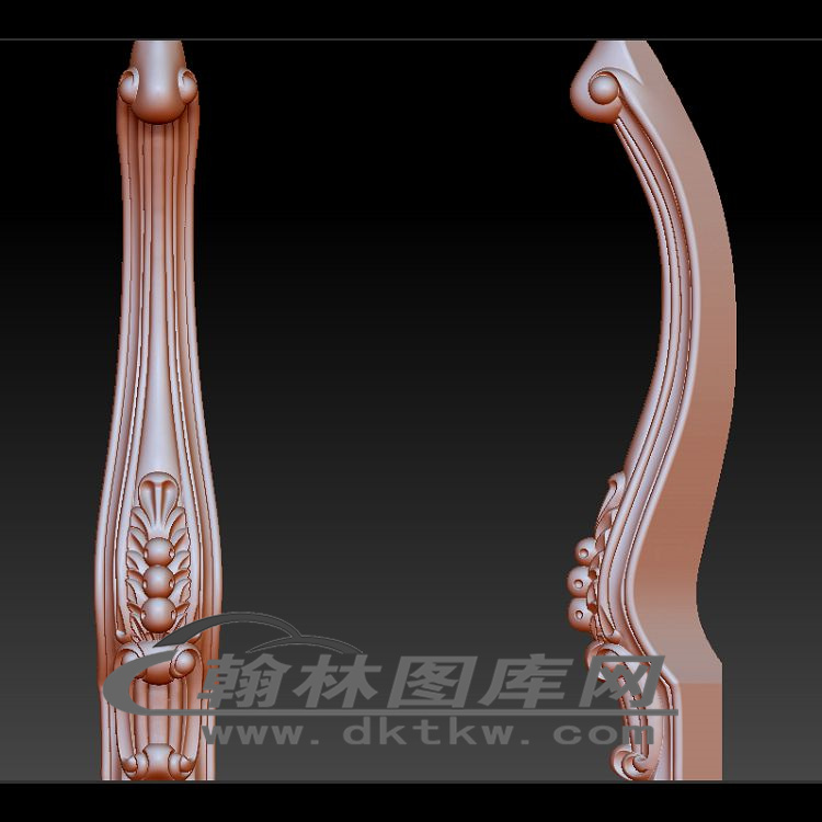腿带孔立体圆雕图（OMG-641）展示