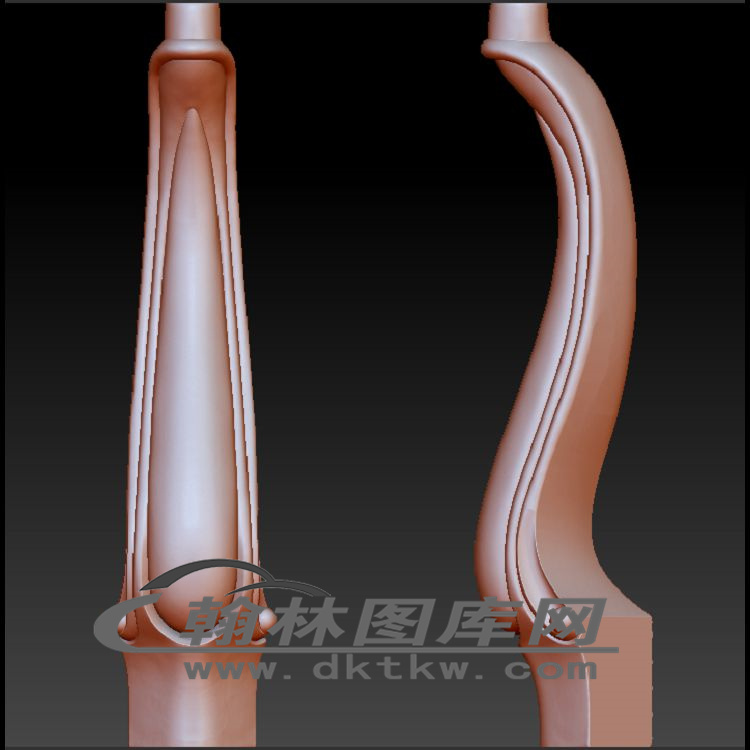 椅子腿立体圆雕图（OMG-452）展示