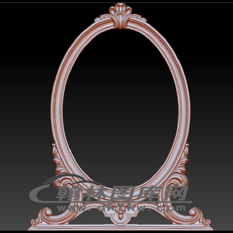 妆台镜架立体圆雕图（OMG-764）展示