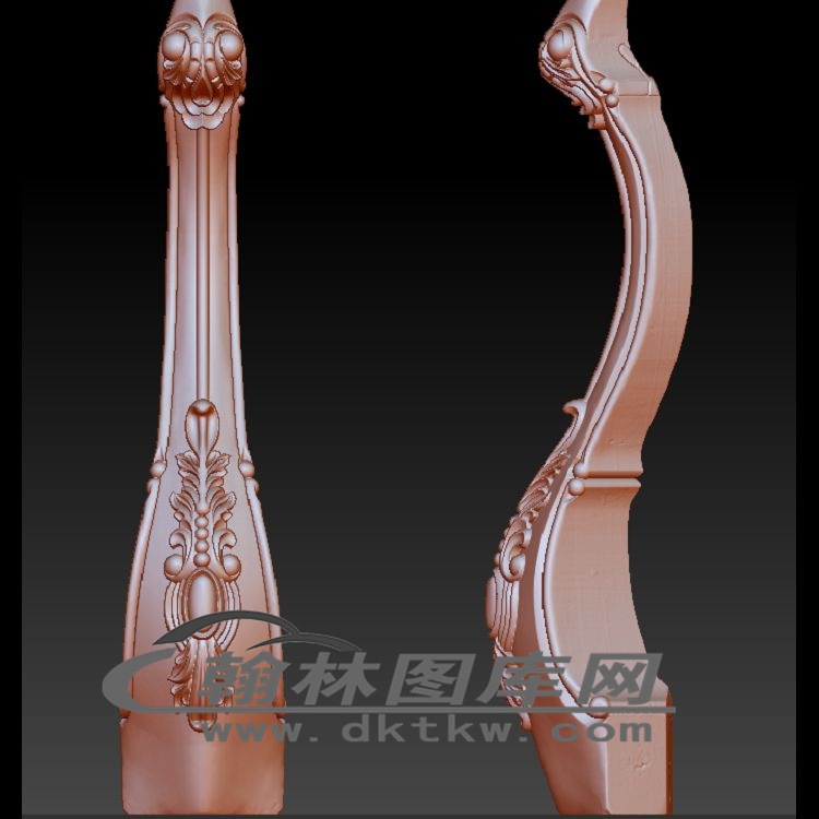 桌子脚立体圆雕图（OMG-784）展示