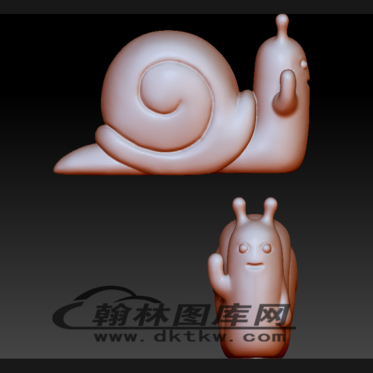 蜗牛立体圆雕图（BLG-505）展示