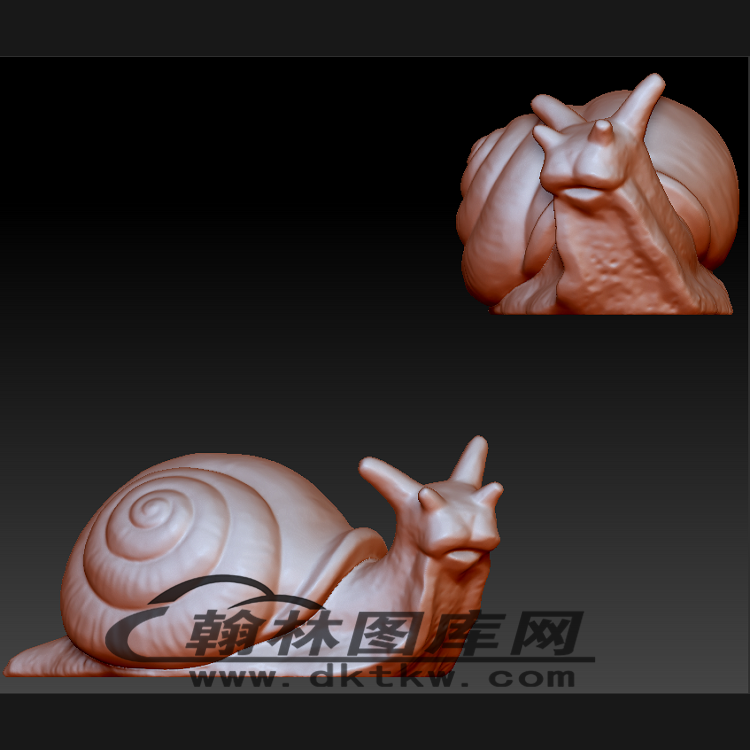 蜗牛立体圆雕图（BLG-511）展示