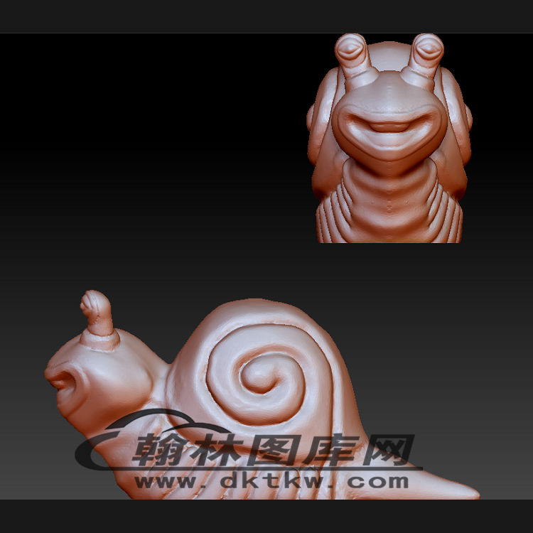 蜗牛立体圆雕图（BLG-512）展示