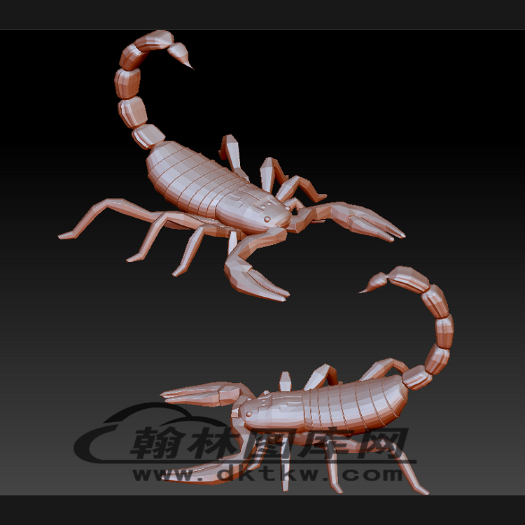 蝎子立体圆雕图（BLG-531）展示
