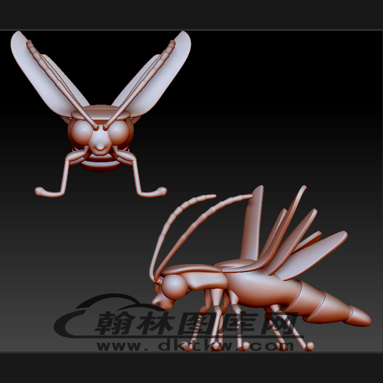 萤火虫立体圆雕图（BLG-471）展示
