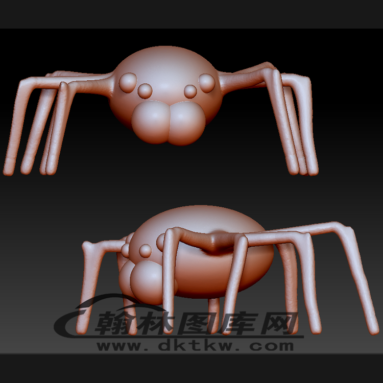 蜘蛛立体圆雕图（BLG-478）展示