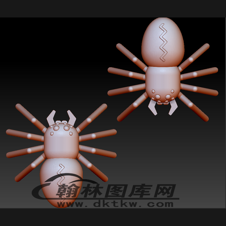蜘蛛立体圆雕图（BLG-484）展示