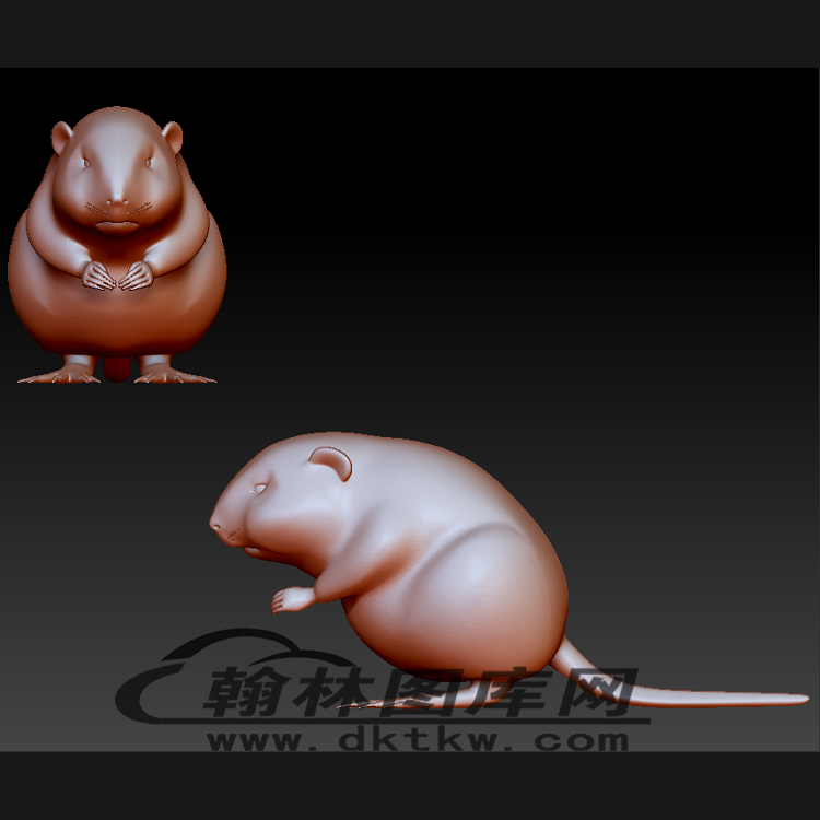 老鼠立体圆雕图（BLG-397）展示