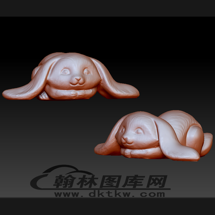 兔子立体圆雕图（BLG-246）展示