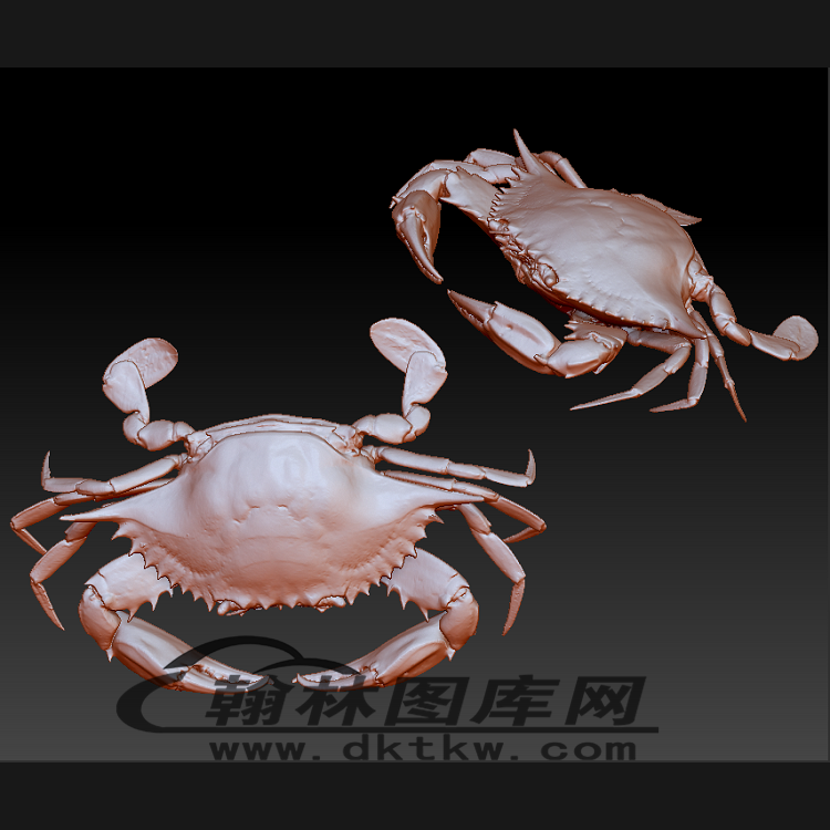 螃蟹立体圆雕图（BLG-542）展示