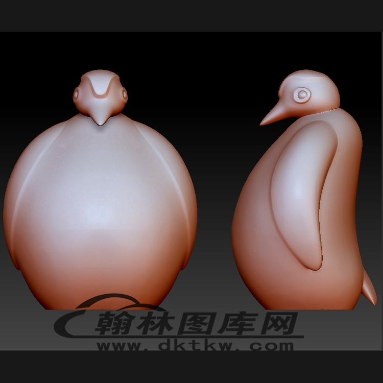 胖企鹅立体圆雕图（BLG-612）展示
