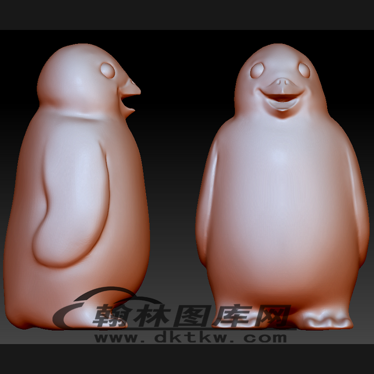 企鹅立体圆雕图（BLG-611）展示
