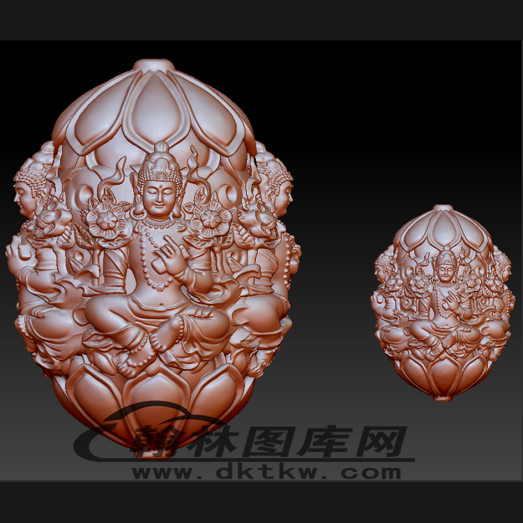 度母勒子立体圆雕图（BLG-546）展示