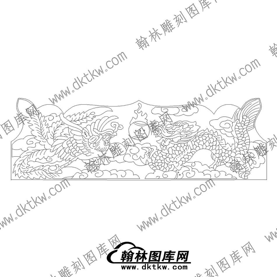 73墓碑碑头龙凤(MBBT-017).jpg