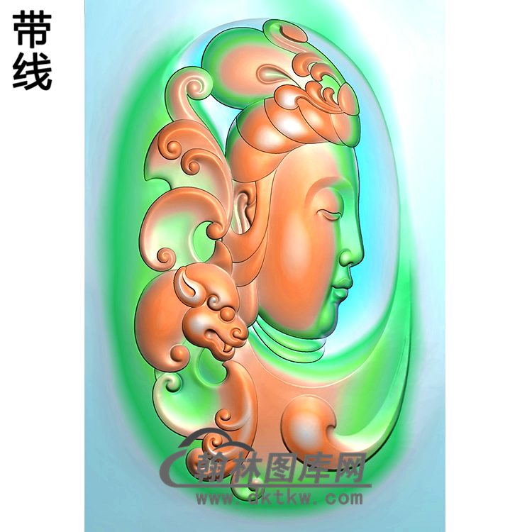 式观音菩萨福精品挂件（BGY-534).jpg