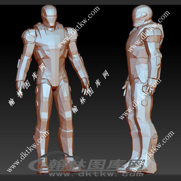 钢铁侠模型卡通版立体圆雕图（SKT-097）.jpg