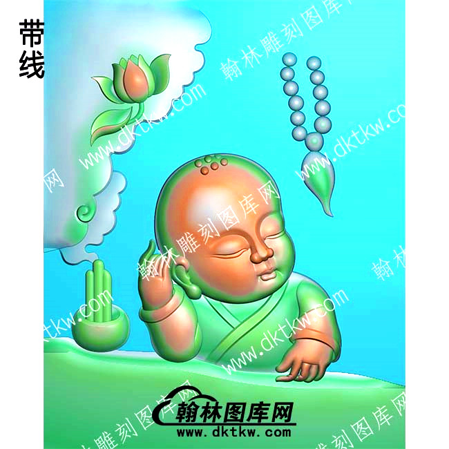 玉雕童趣佛童带线精雕图(GJJD-0720).jpg