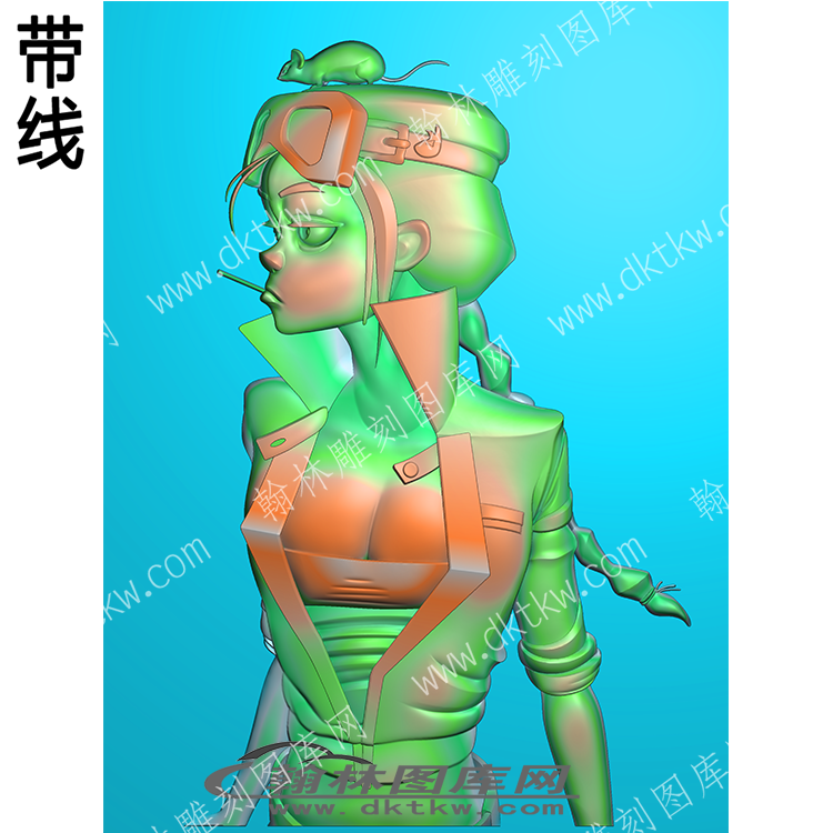 人物专区 动漫人物带线精雕图(ZSJD-0540).png