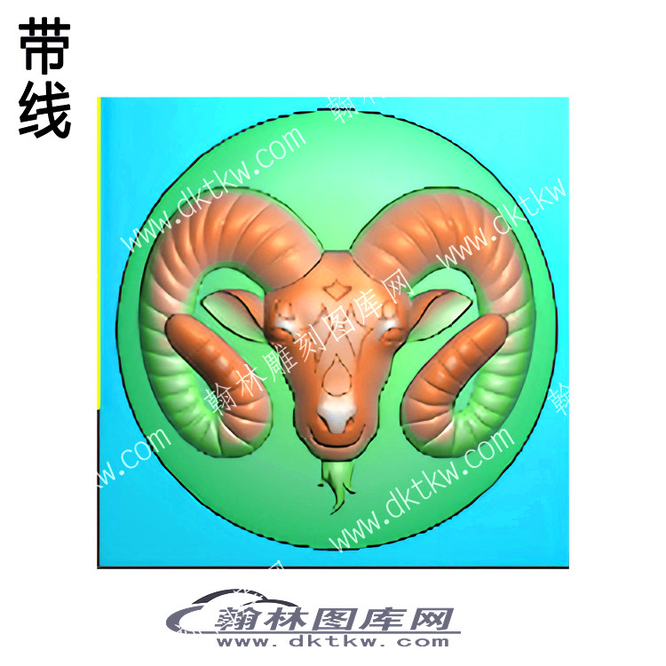 十二星座白羊座带线（QTG-131）.jpg