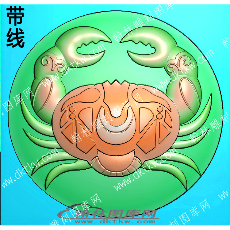 十二星座巨蟹座带线（QTG-135）.jpg