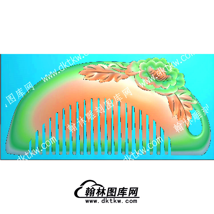 牡丹梳子双面（QTG-205）.jpg