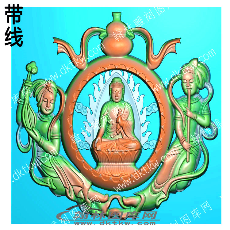 如来佛祖飞天车挂带线1(SHS-095).jpg