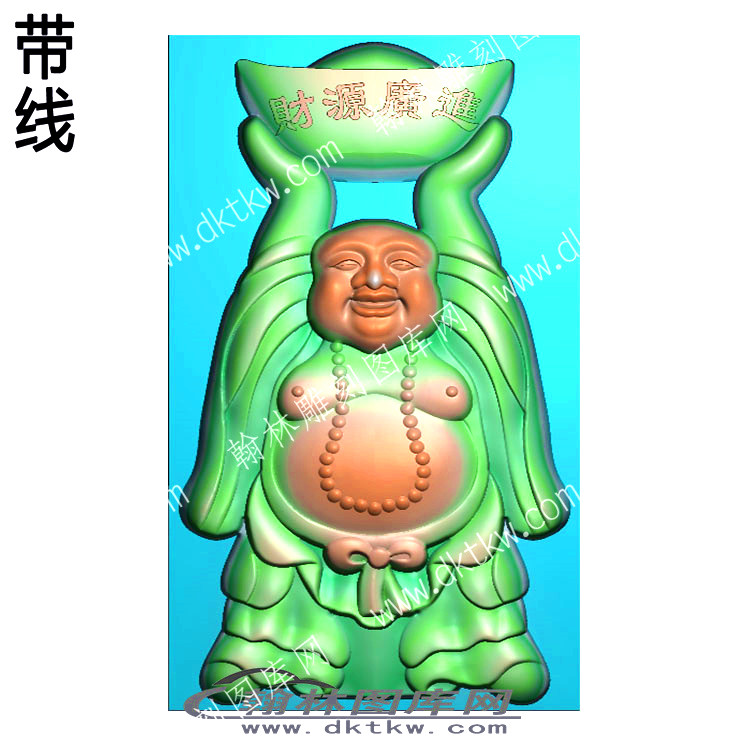 招财进宝弥勒佛带线(MLF-218).jpg