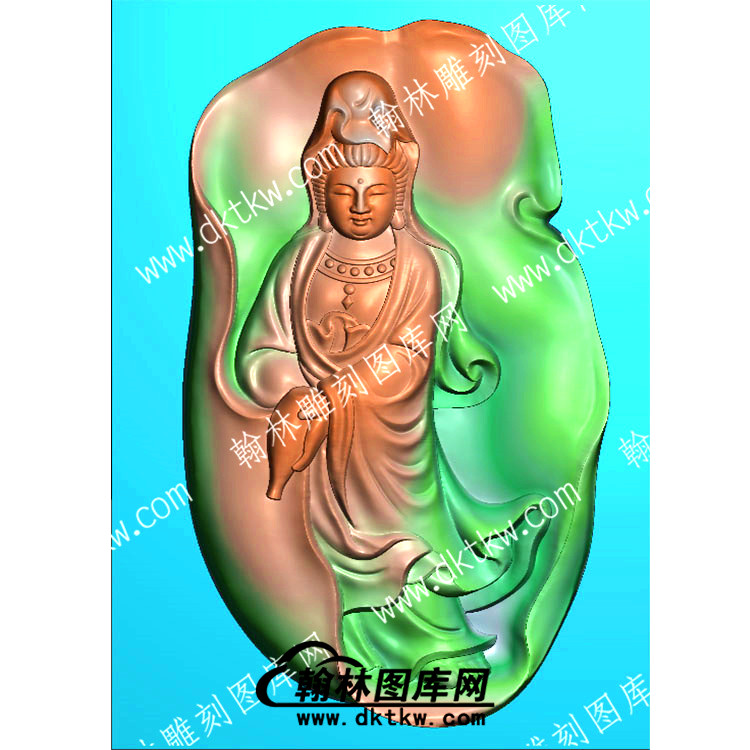 随形宝瓶观音一叶菩提(ZGY-171).jpg