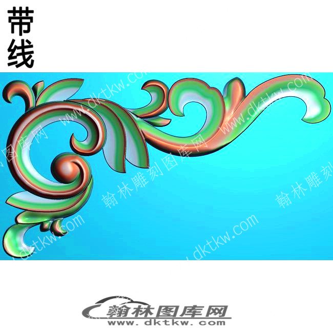 家具洋花11角花带线精雕图(ZSJJ-01-70).jpg