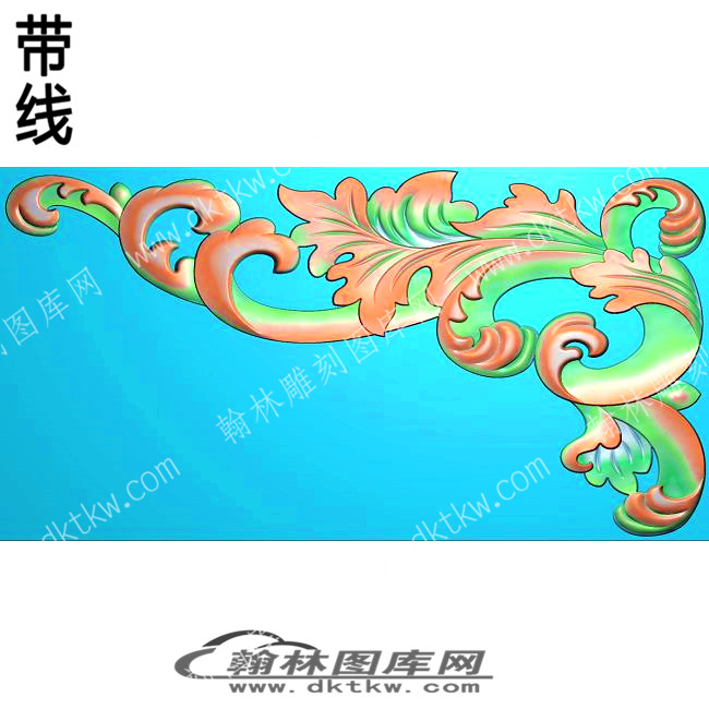 家具洋花12角花带线精雕图(ZSJJ-01-71).jpg