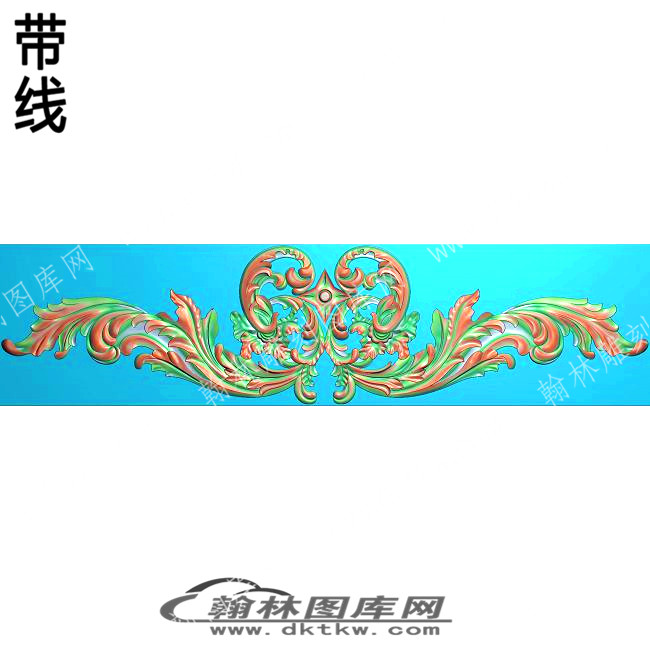 家具洋花14角花带线精雕图(ZSJJ-01-73).jpg