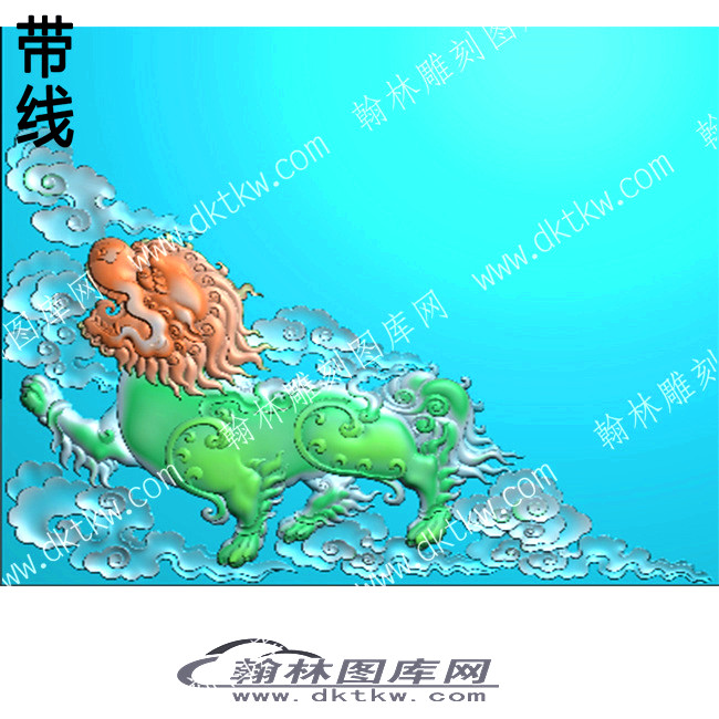 藏式狮子佛龛法座角花带线精雕图(ZSJJ-06-22).jpg