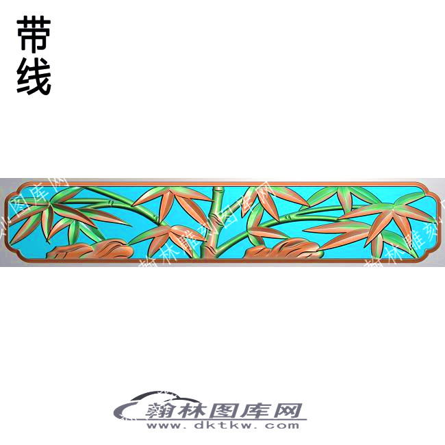 藏式植物花草竹子围板牙板带线精雕图(ZSJJ-07-48).jpg