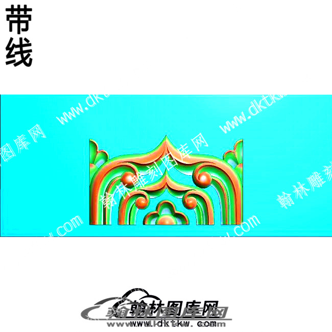 藏式洋花 木线单个装饰精雕图2(ZSYH-02-09).jpg